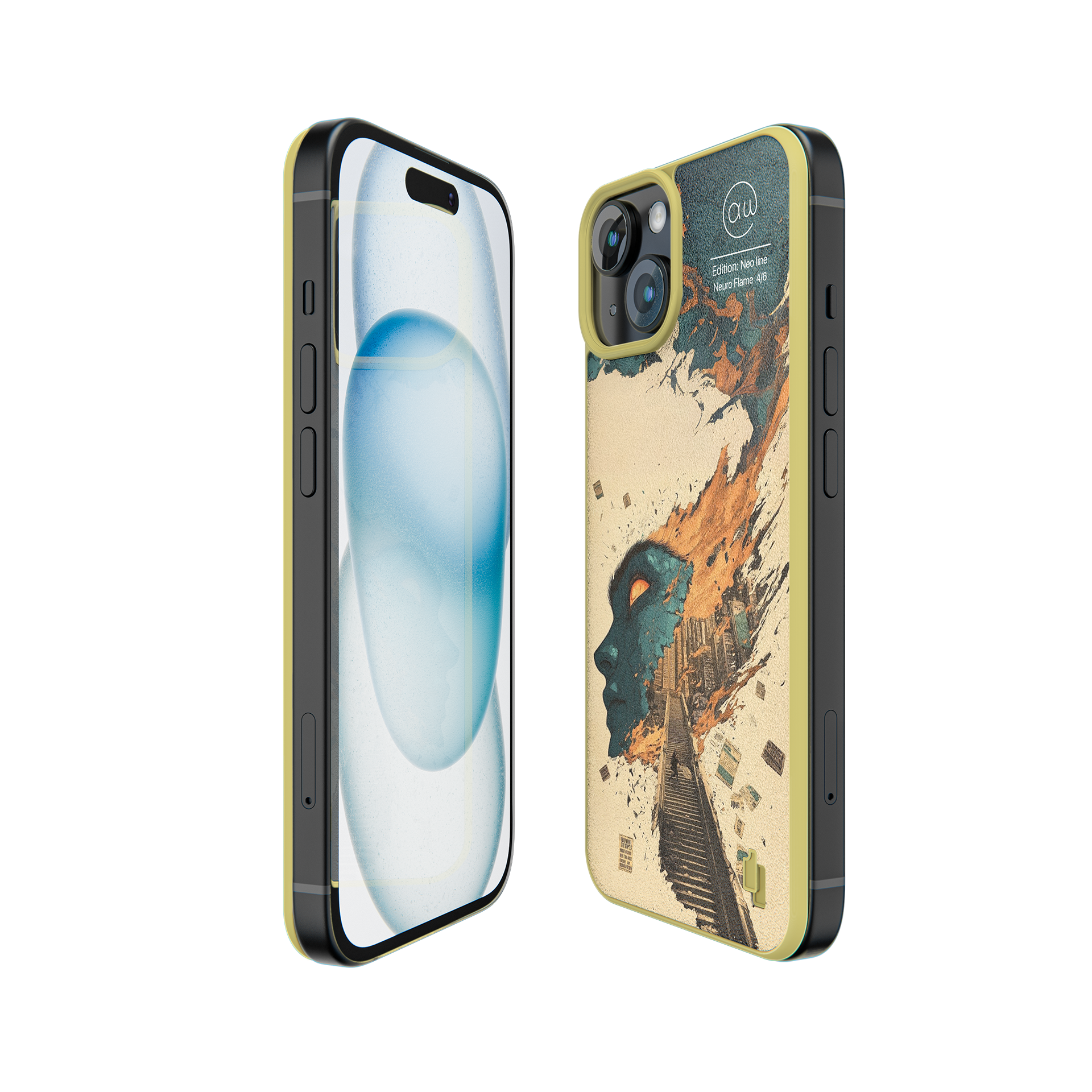 Motiv Neuro Flame Produktbild iPhone 15