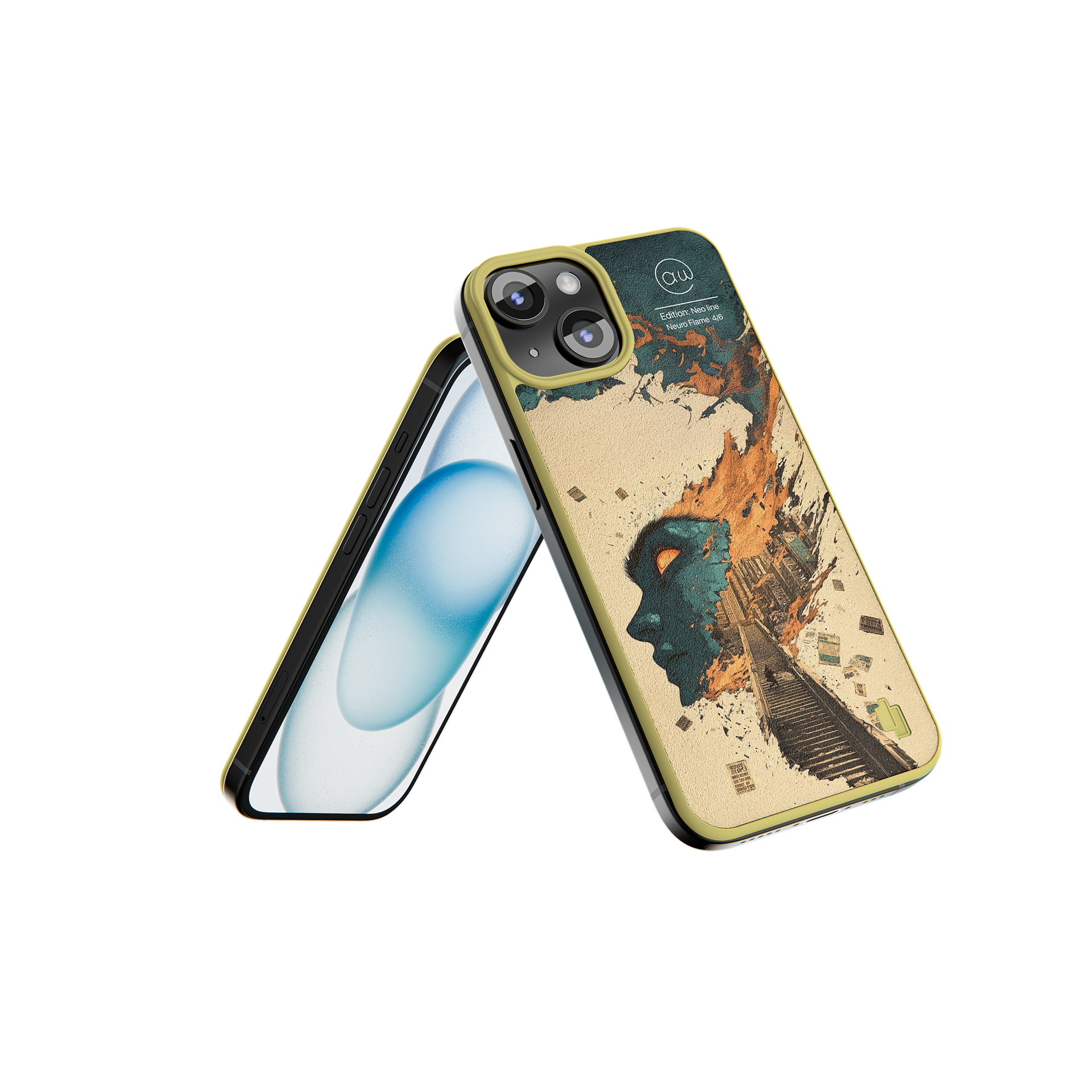 Motiv Neuro Flame Produktbild iPhone 15