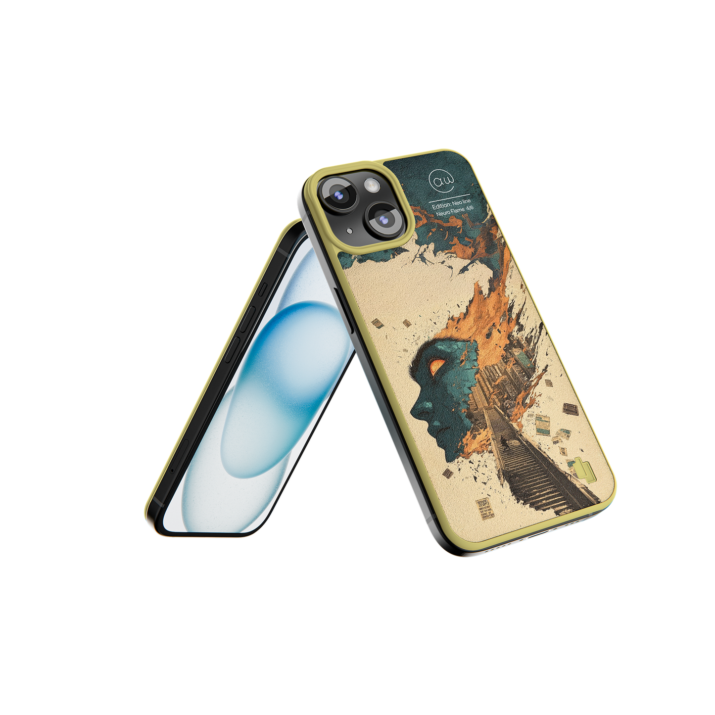 Motiv Neuro Flame Produktbild iPhone 15