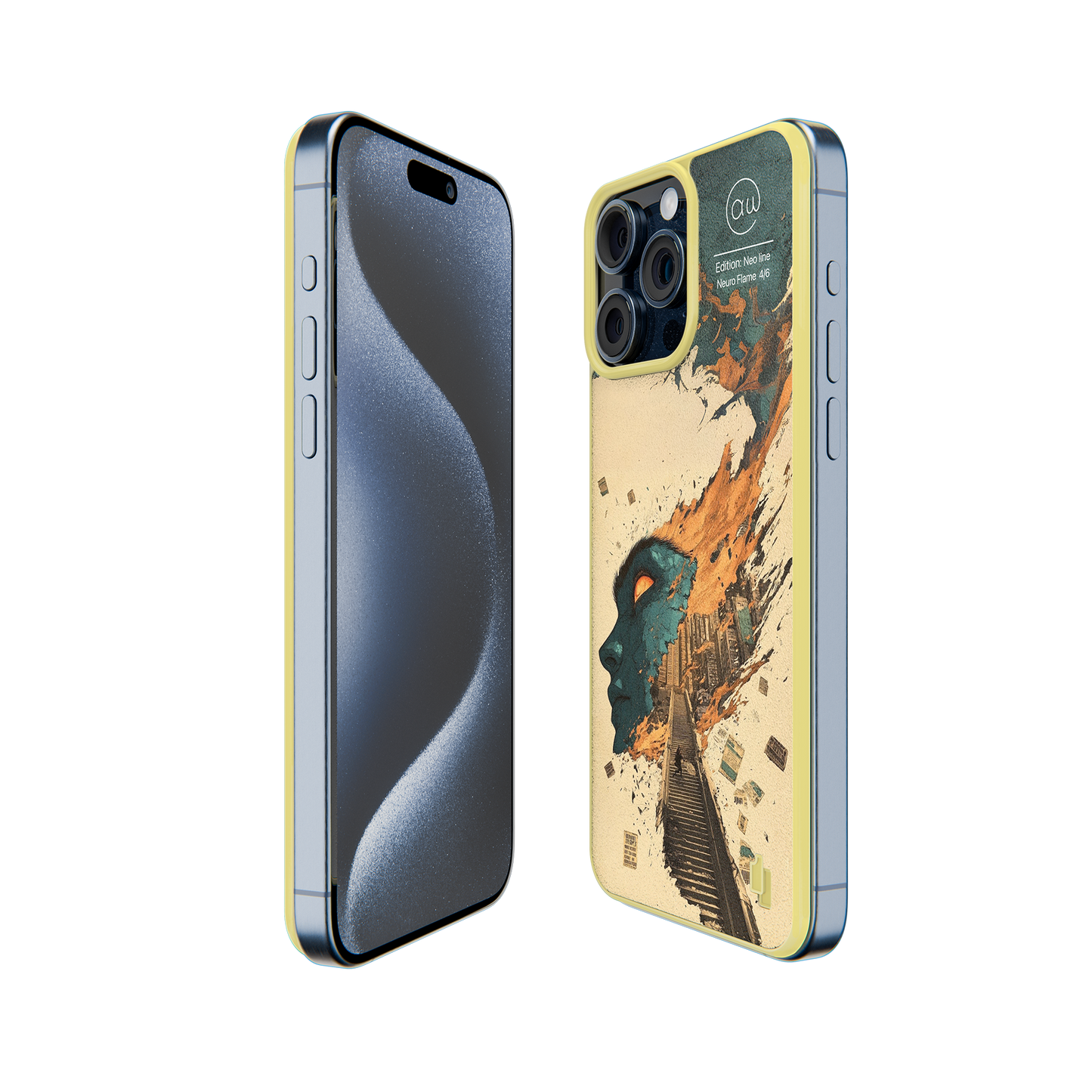 Motiv Neuro Flame Produktbild iPhone 16 Pro