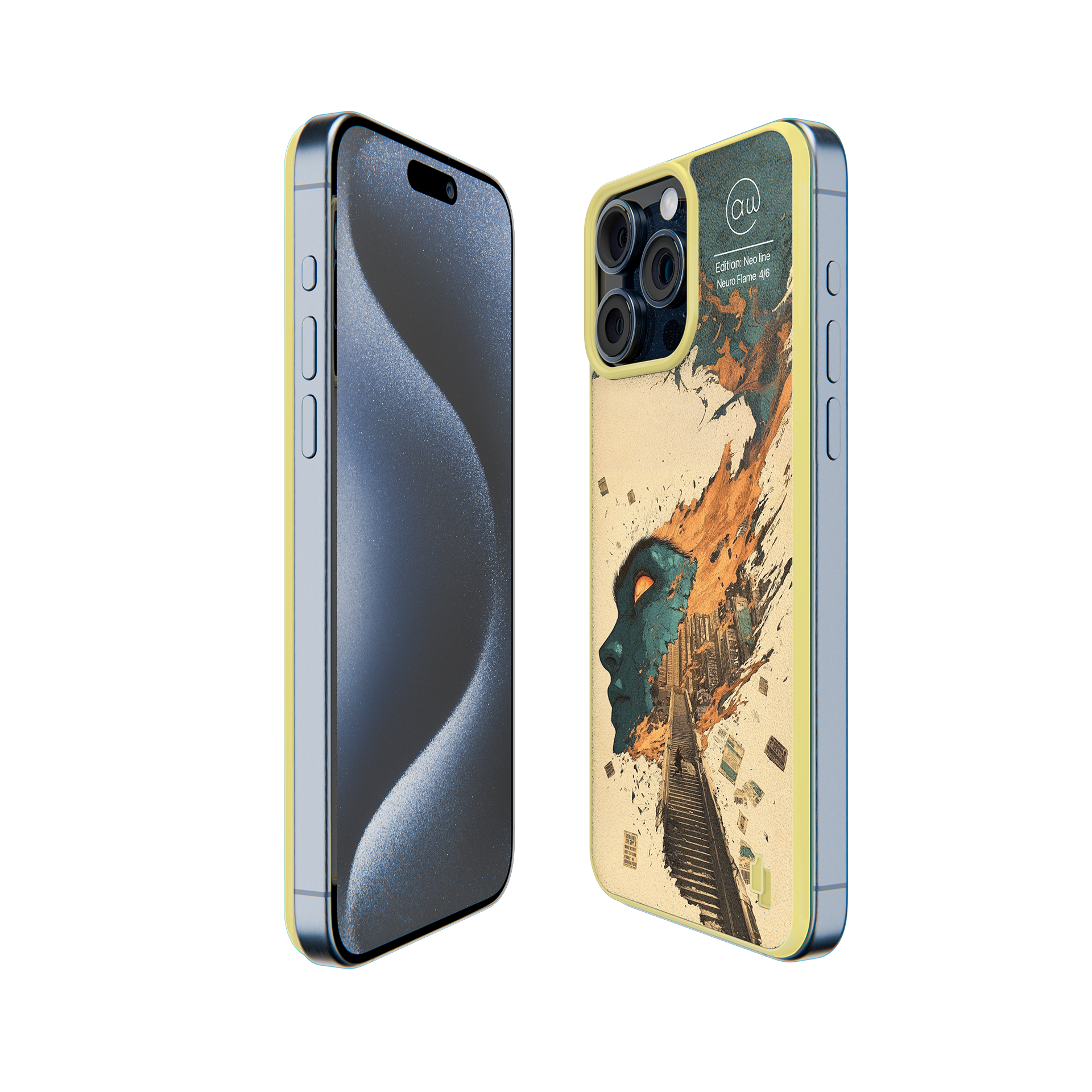 Motiv Neuro Flame Produktbild iPhone 16 Pro