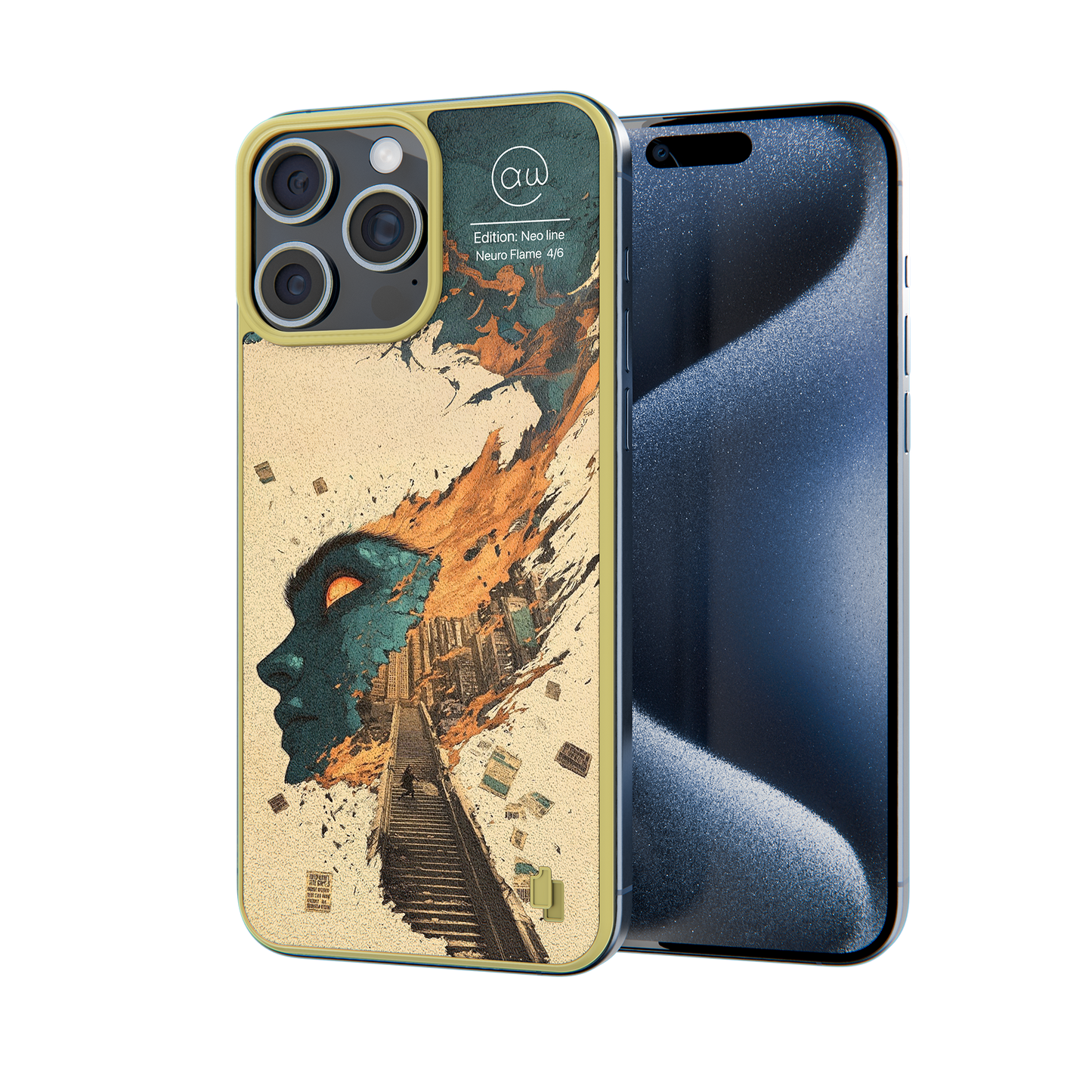 Motiv Neuro Flame Produktbild iPhone 16 Pro