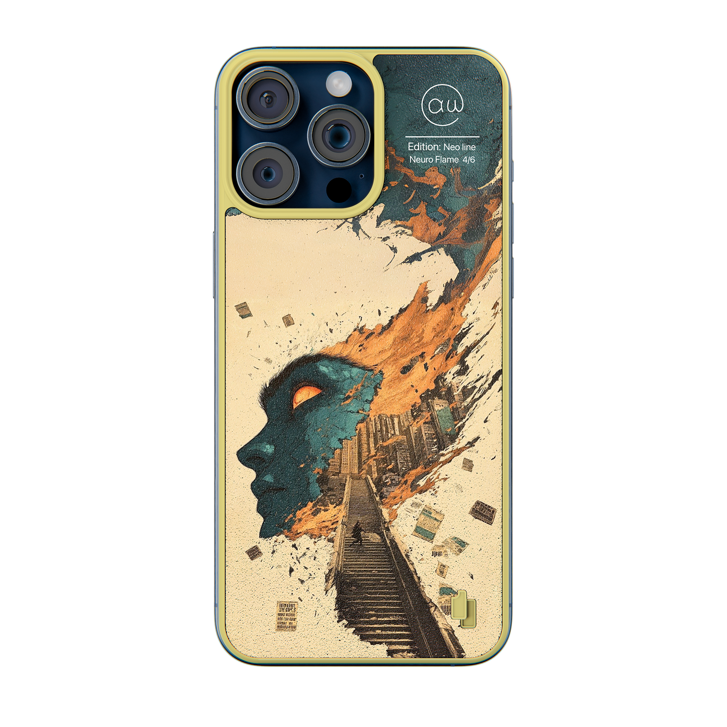 Motiv Neuro Flame Produktbild iPhone 16 Pro