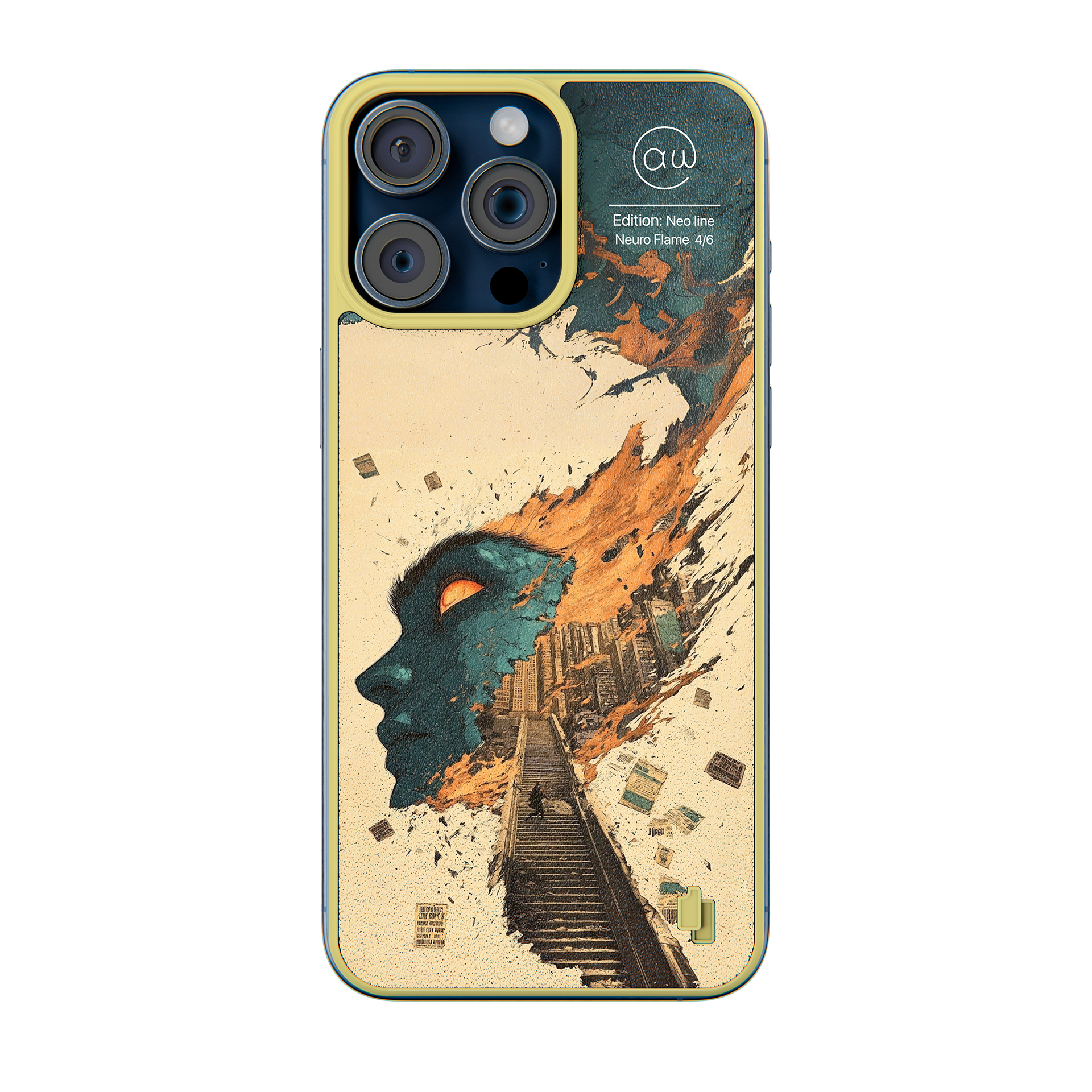 Motiv Neuro Flame Produktbild iPhone 16 Pro
