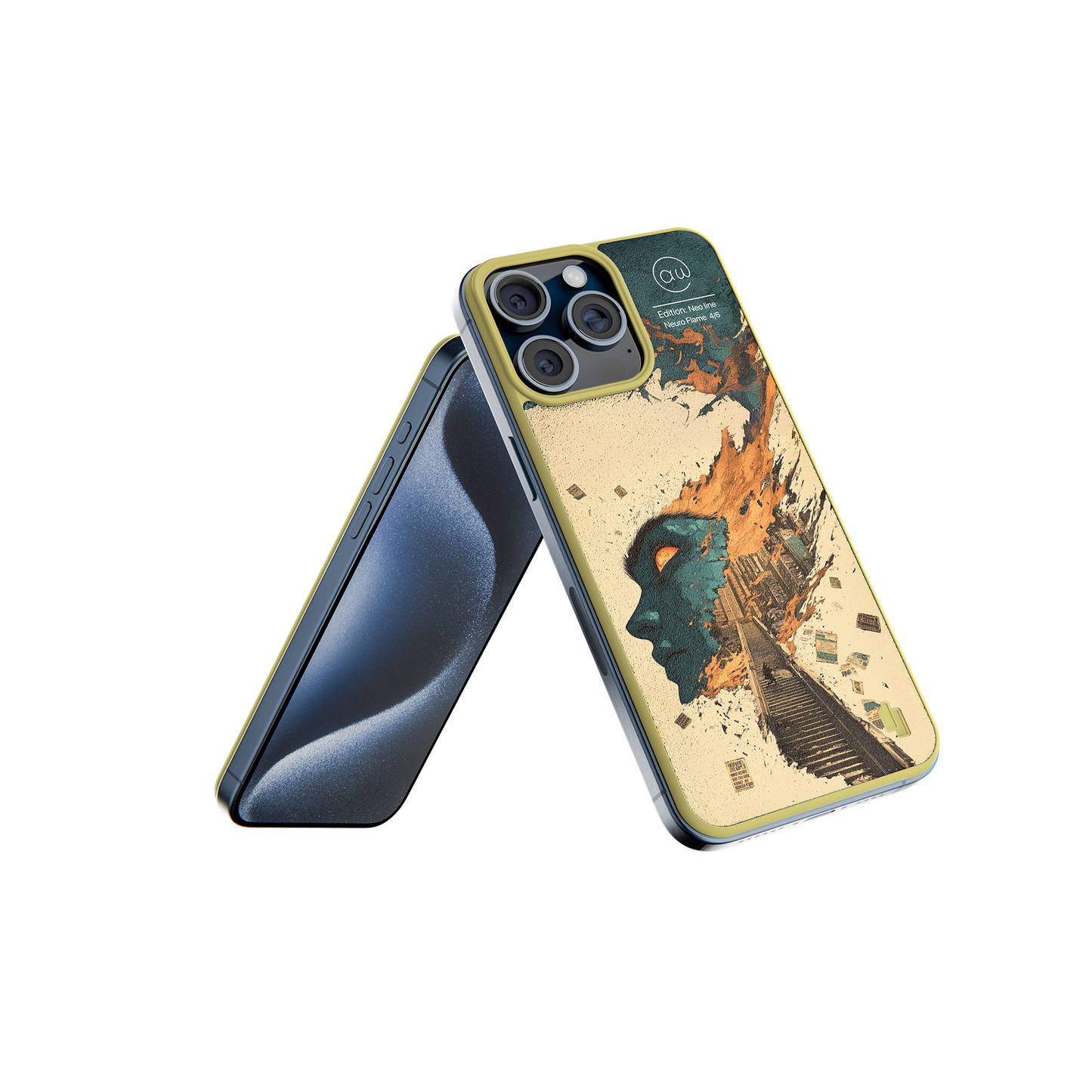 Motiv Neuro Flame Produktbild iPhone 16 Pro