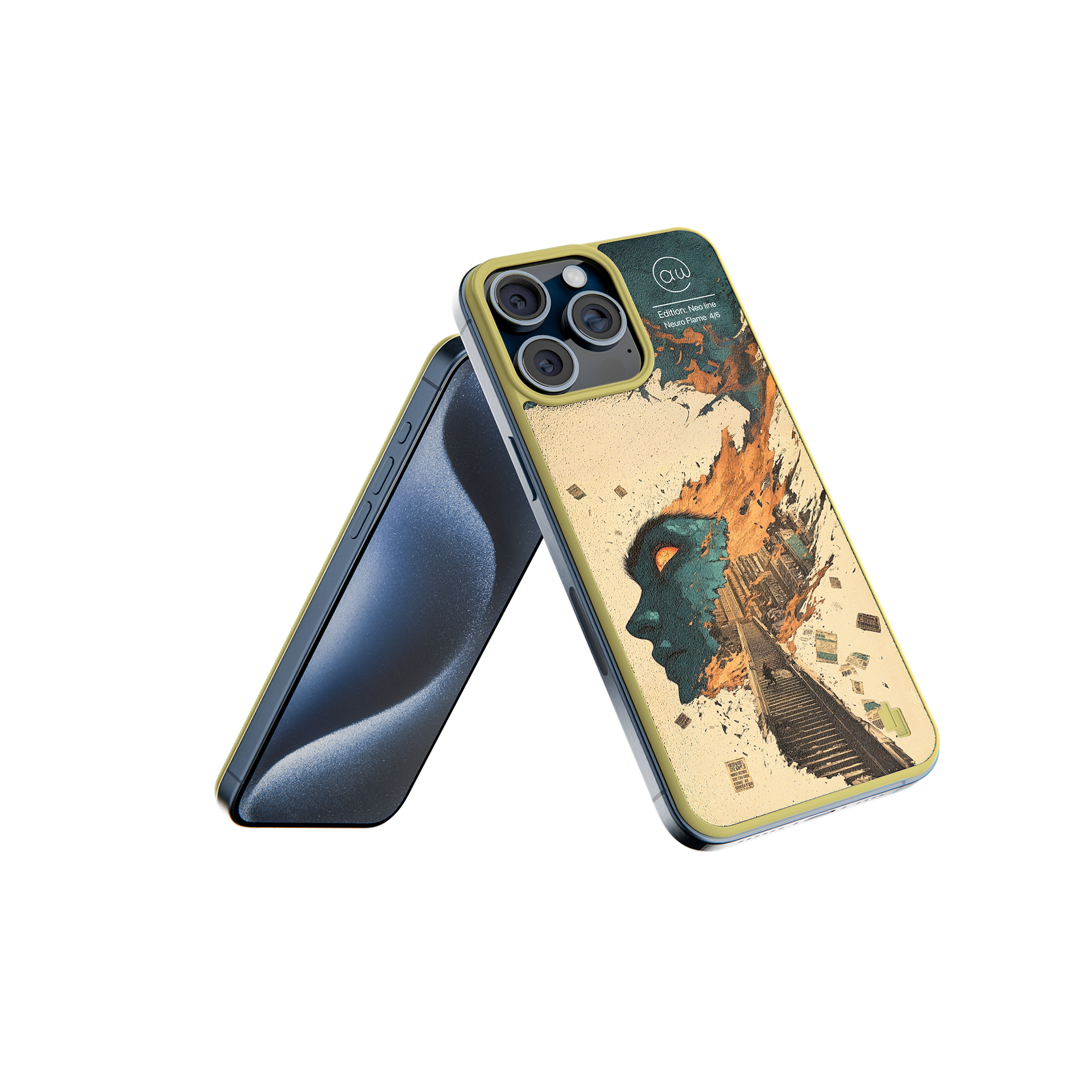 Motiv Neuro Flame Produktbild iPhone 16 Pro