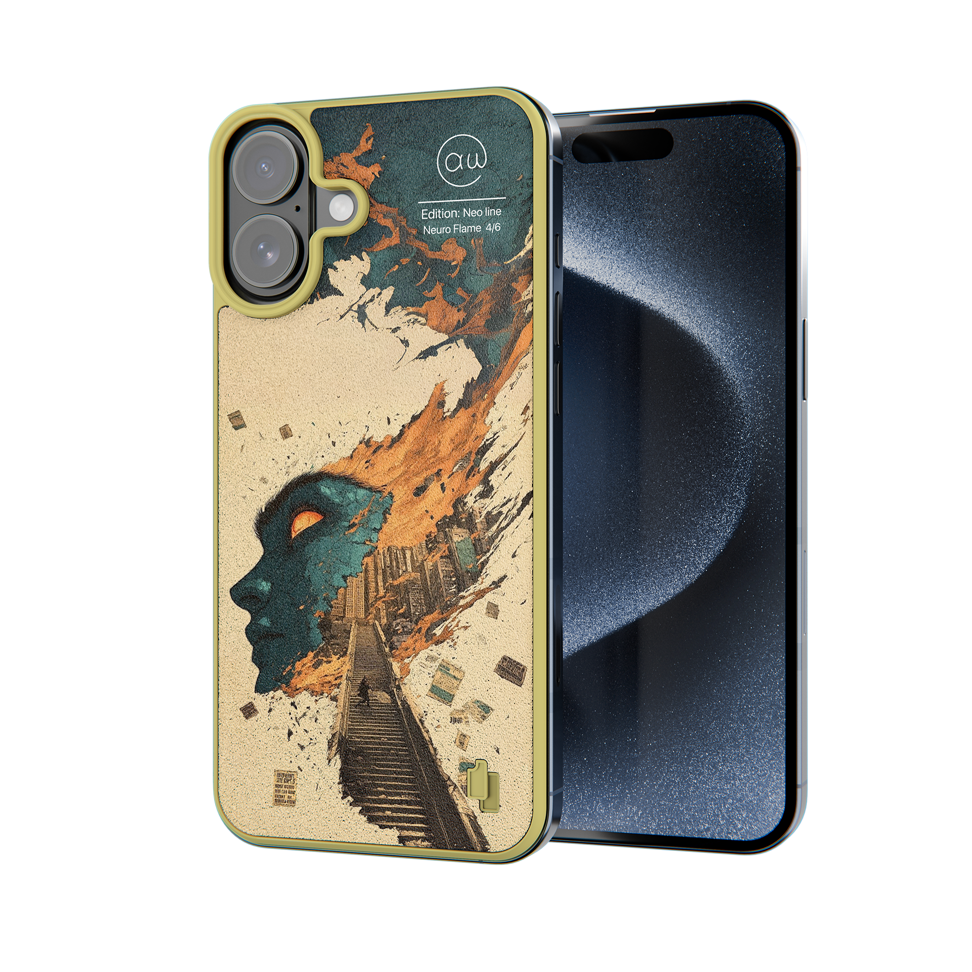 Motiv Neuro Flame Produktbild iPhone 16